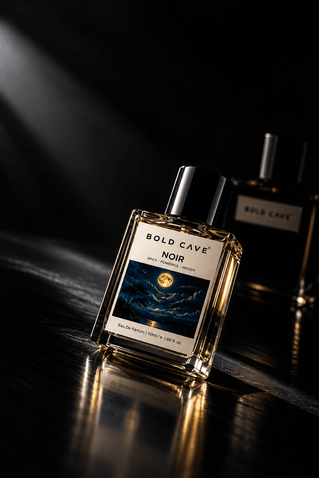 Bold Cave fragrance store shown across desktop and mobile
